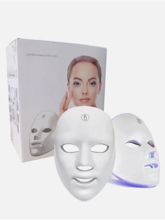 science Other - White LED Light Therapy Facial Mask for Women Skincare